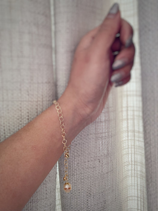 Pearl Skull Bracelet