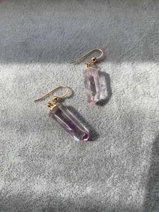 Brandberg Amethyst Earrings