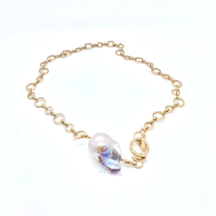 The Mermaid Tail Baroque Pearl Necklace