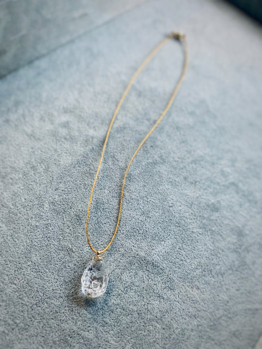 Herkimer Diamond Crystal Necklace