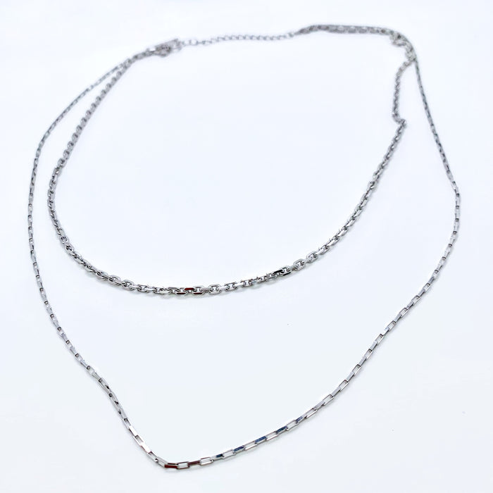 Double Chain Heavy Duty Necklace