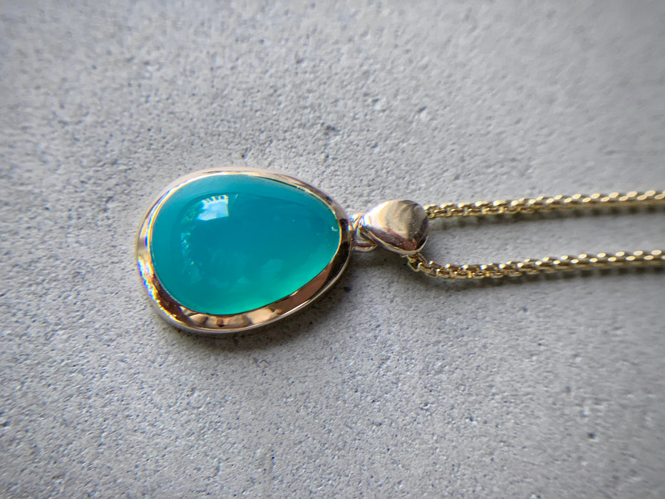 Gem Silica Chrysocolla Necklace