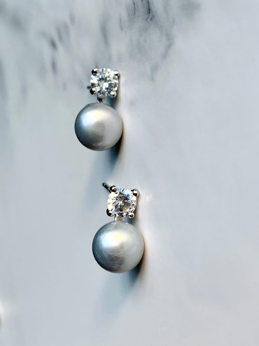 Genuine Pearl Princess Ear Studs