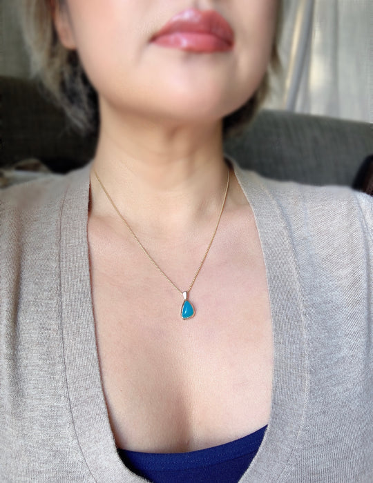 Gem Silica Chrysocolla Necklace