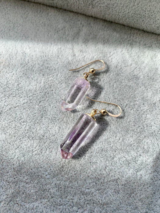 Brandberg Amethyst Earrings