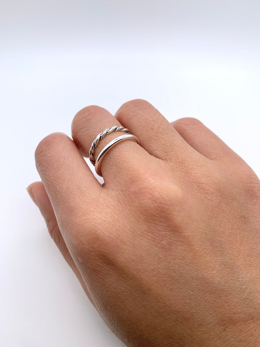 Plain Round Silver Band