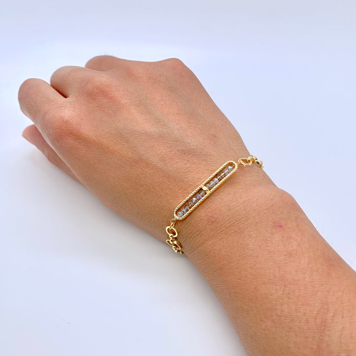 The Lined-Up Sparkle Bracelet