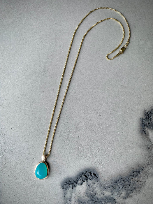 Gem Silica Chrysocolla Necklace