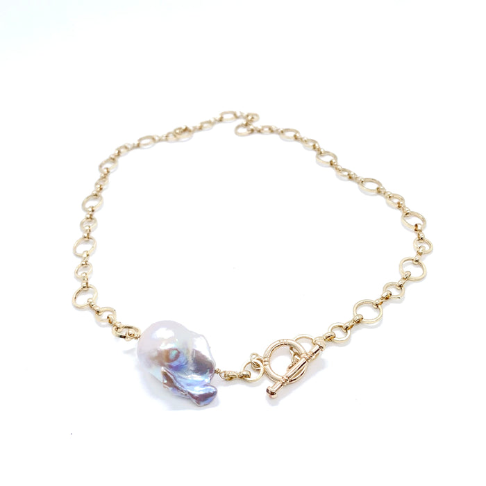 The Mermaid Tail Baroque Pearl Necklace