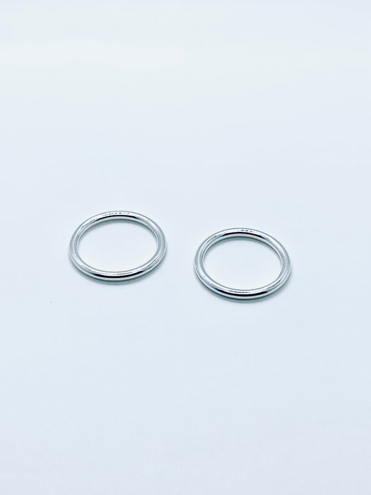 Plain Round Silver Band