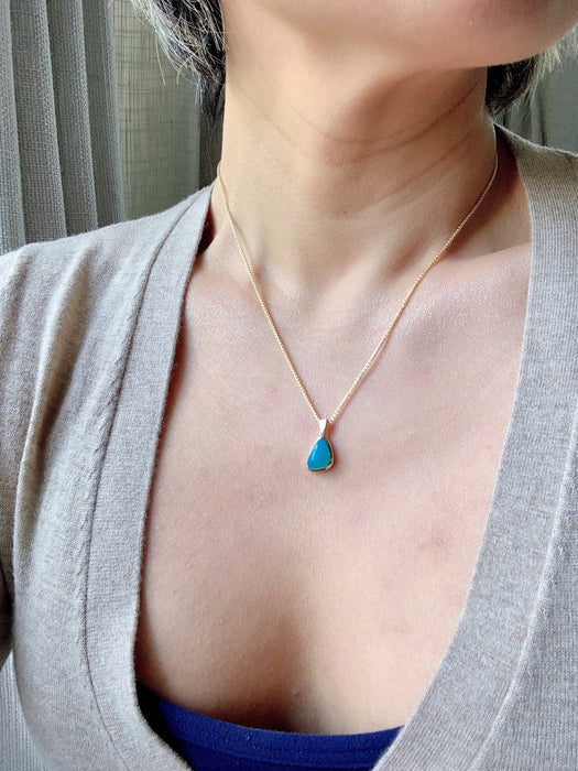 Gem Silica Chrysocolla Necklace