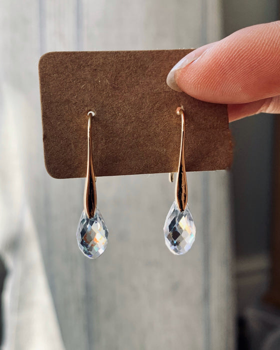 Unicorn Crystal Drop Earrings