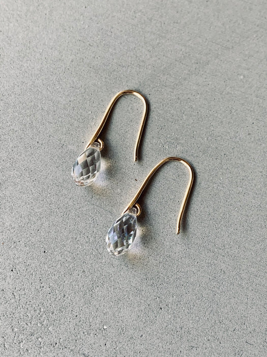 Unicorn Crystal Drop Earrings