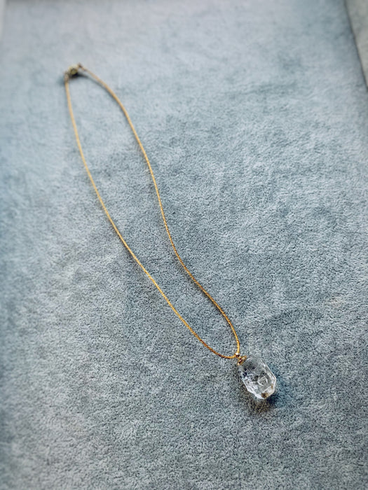 Herkimer Diamond Crystal Necklace