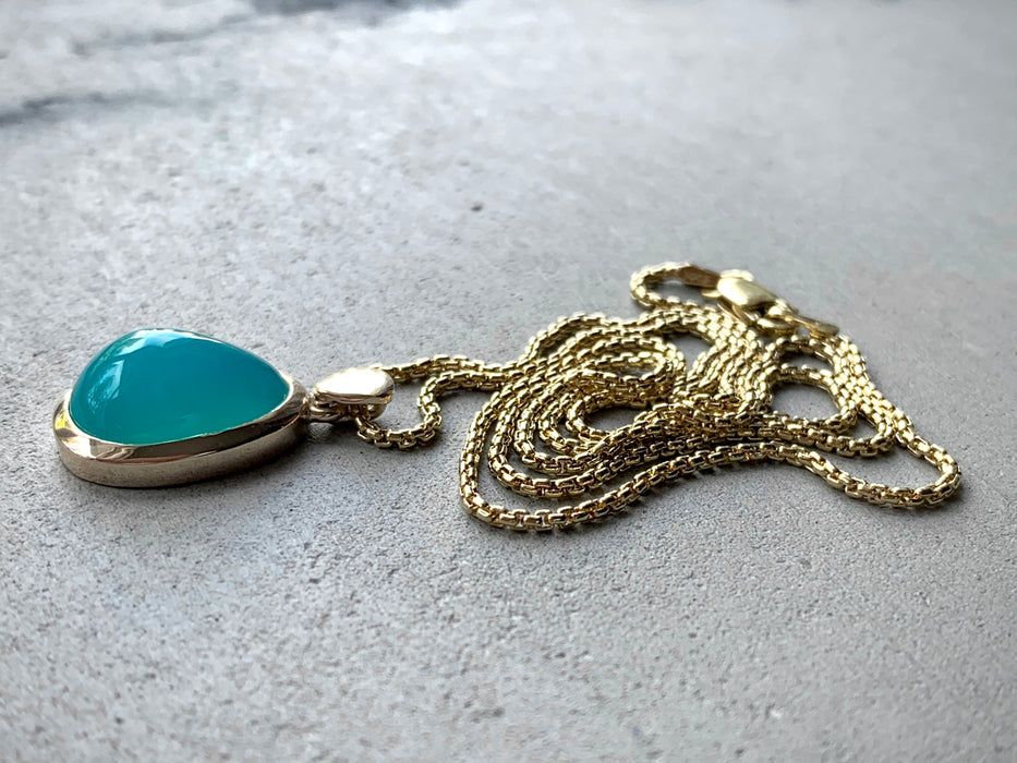 Gem Silica Chrysocolla Necklace