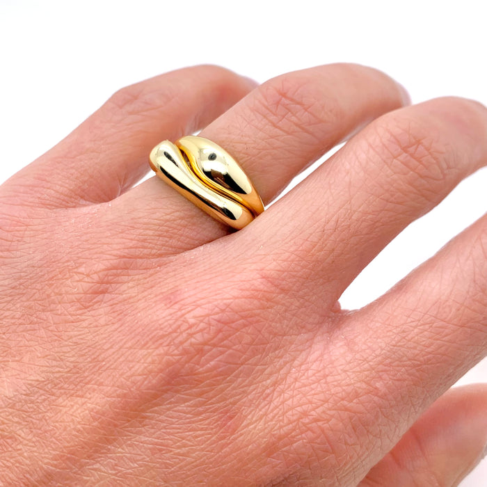 Organic Shape Stacking Ring Set