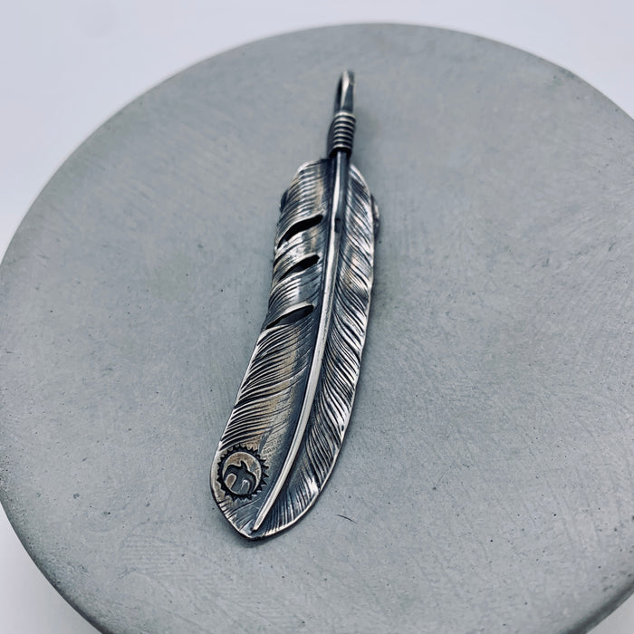 Kwai Fan Feather Pendant