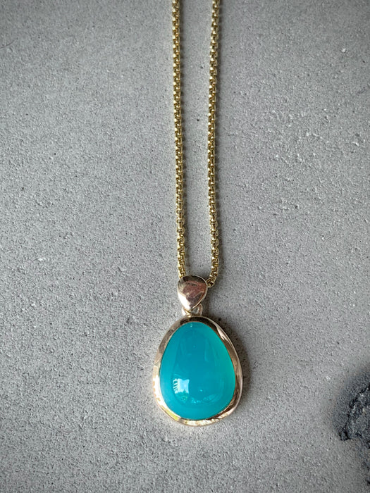 Gem Silica Chrysocolla Necklace