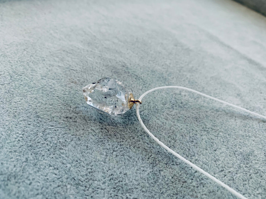 Herkimer Diamond Crystal Necklace