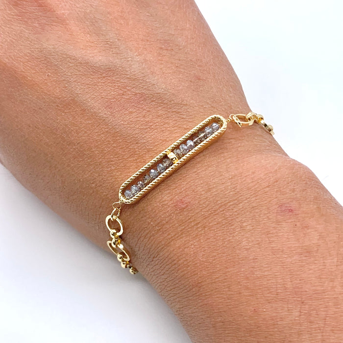 The Lined-Up Sparkle Bracelet