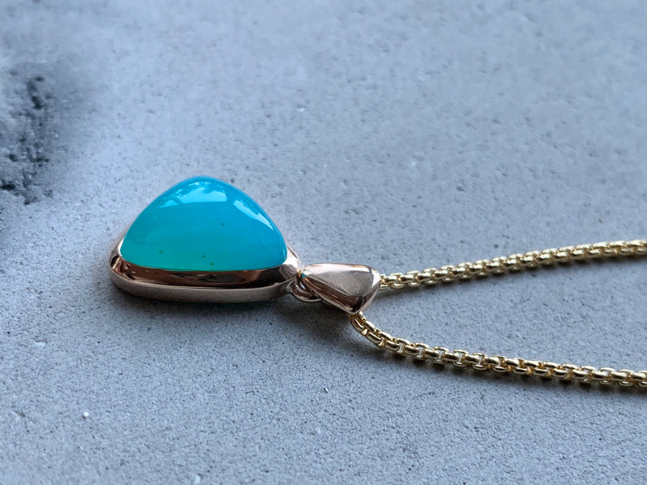 Gem Silica Chrysocolla Necklace