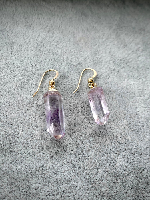 Brandberg Amethyst Earrings