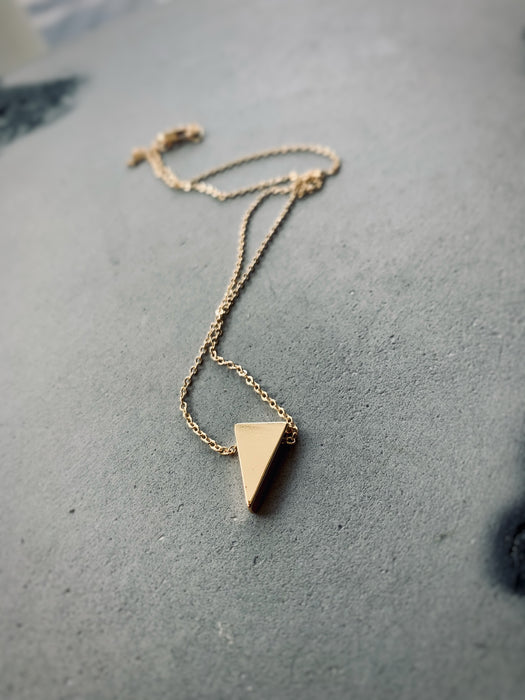 Triangular Golden Necklace