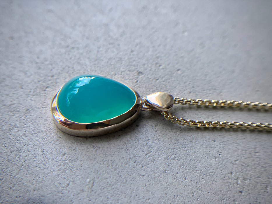 Gem Silica Chrysocolla Necklace