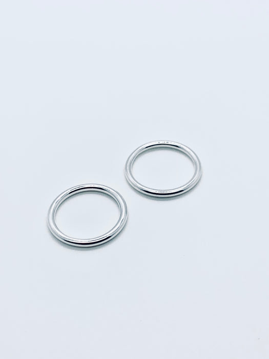 Plain Round Silver Band