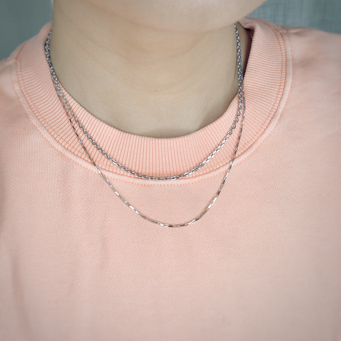 Double Chain Heavy Duty Necklace