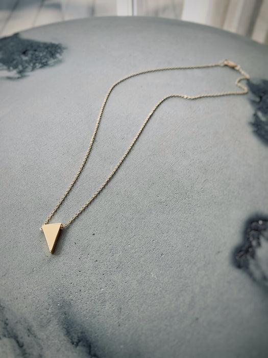 Triangular Golden Necklace