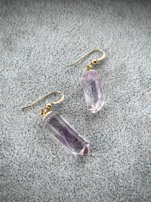 Brandberg Amethyst Earrings