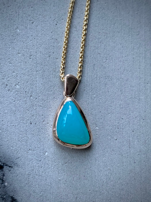 Gem Silica Chrysocolla Necklace