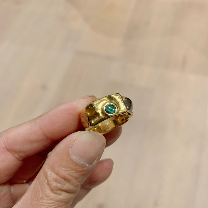 The Vintage Multi-gem Ring