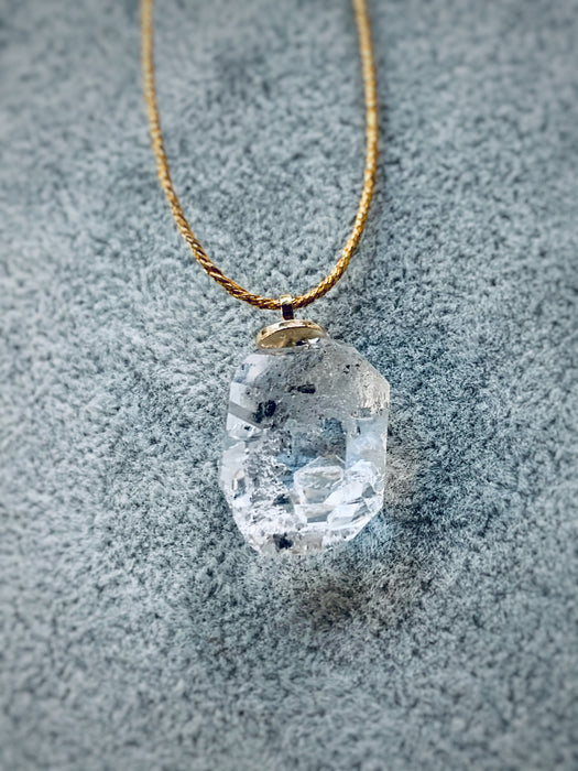 Herkimer Diamond Crystal Necklace