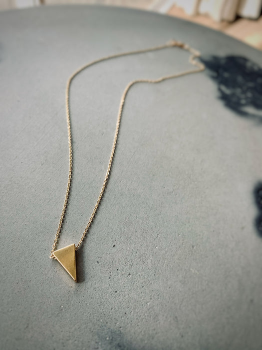 Triangular Golden Necklace