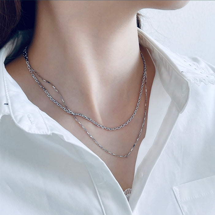 Double Chain Heavy Duty Necklace